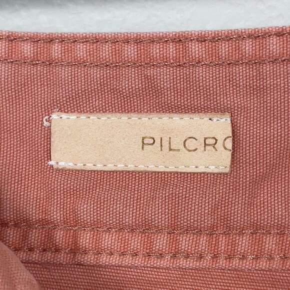 Anthropologie Pilcro Relaxed Pleated Shorts Coral Size 27 Summer Casual - Picture 5 of 15